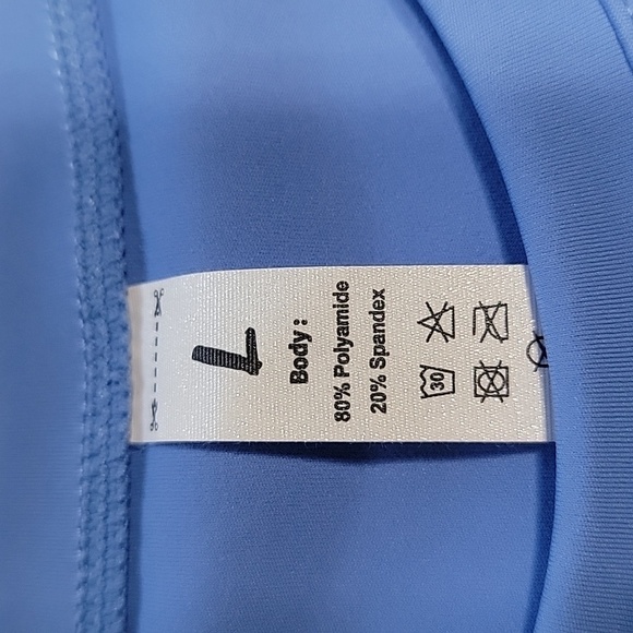 TGP The Gym People Size L Sea Blue Long Sleeve Athletic Top, NEW with Tag - Picture 10 of 15